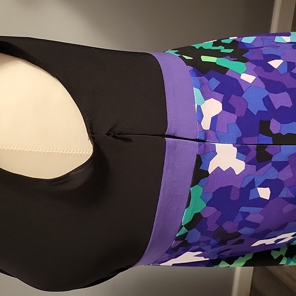 Beautiful Black and Purple Dress - Picture 5 of 6